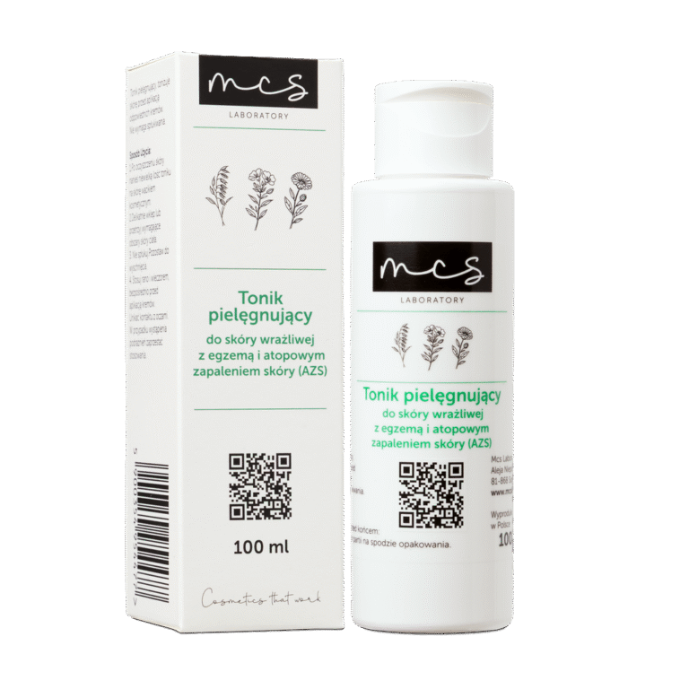 Tonik pielęgnujący do skóry wrażliwej z egzemą i atopowym zapaleniem skóry